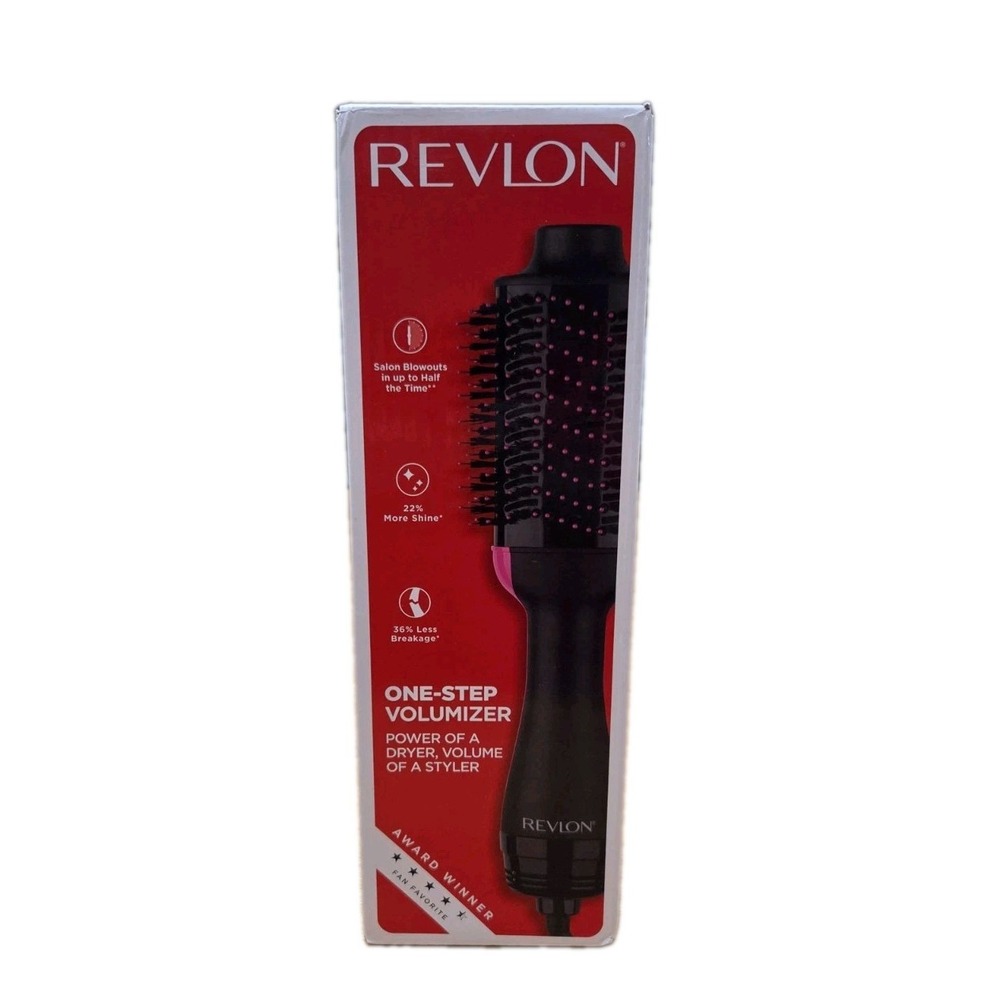 Revlon One-Step Plus Hair Dryer and Volumizer - Black/Red - RVDR5298 (B8) OB